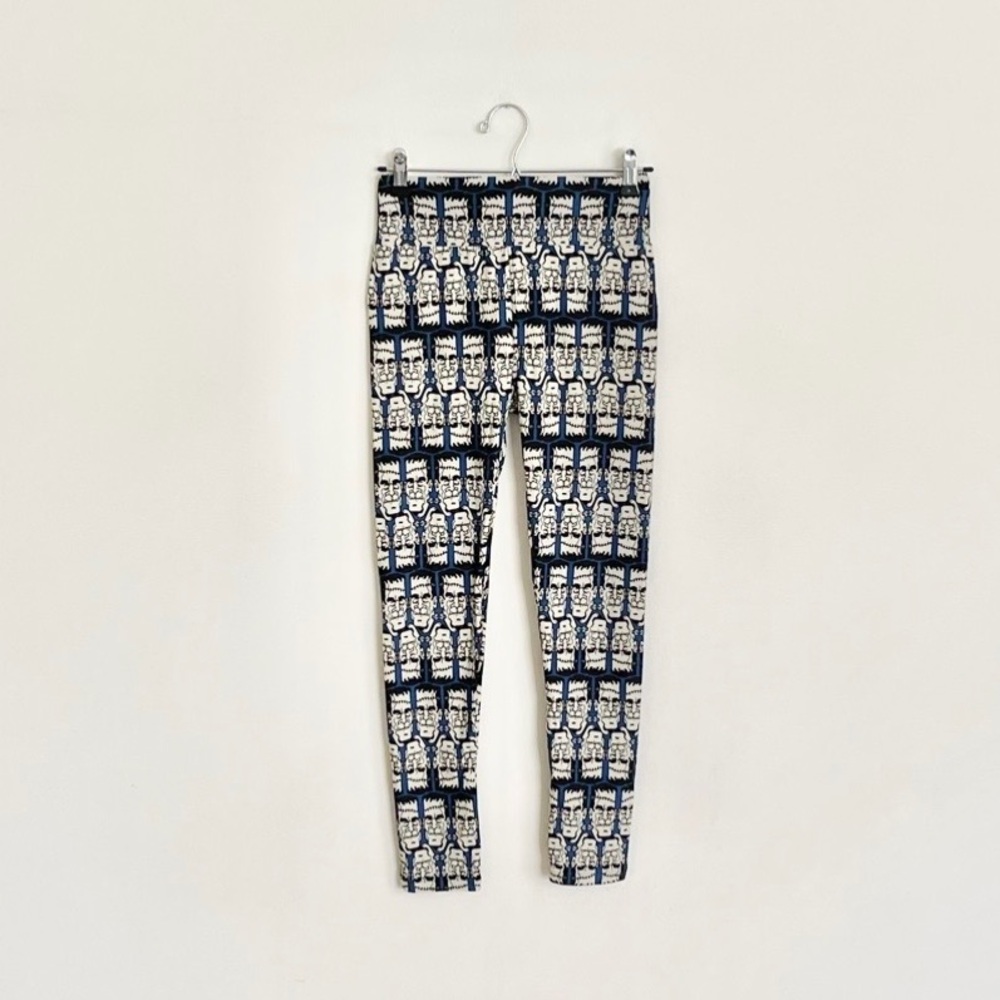 LuLaRoe Frankenstein Faces All Over Halloween Leggings Pants Women’s OS Regular